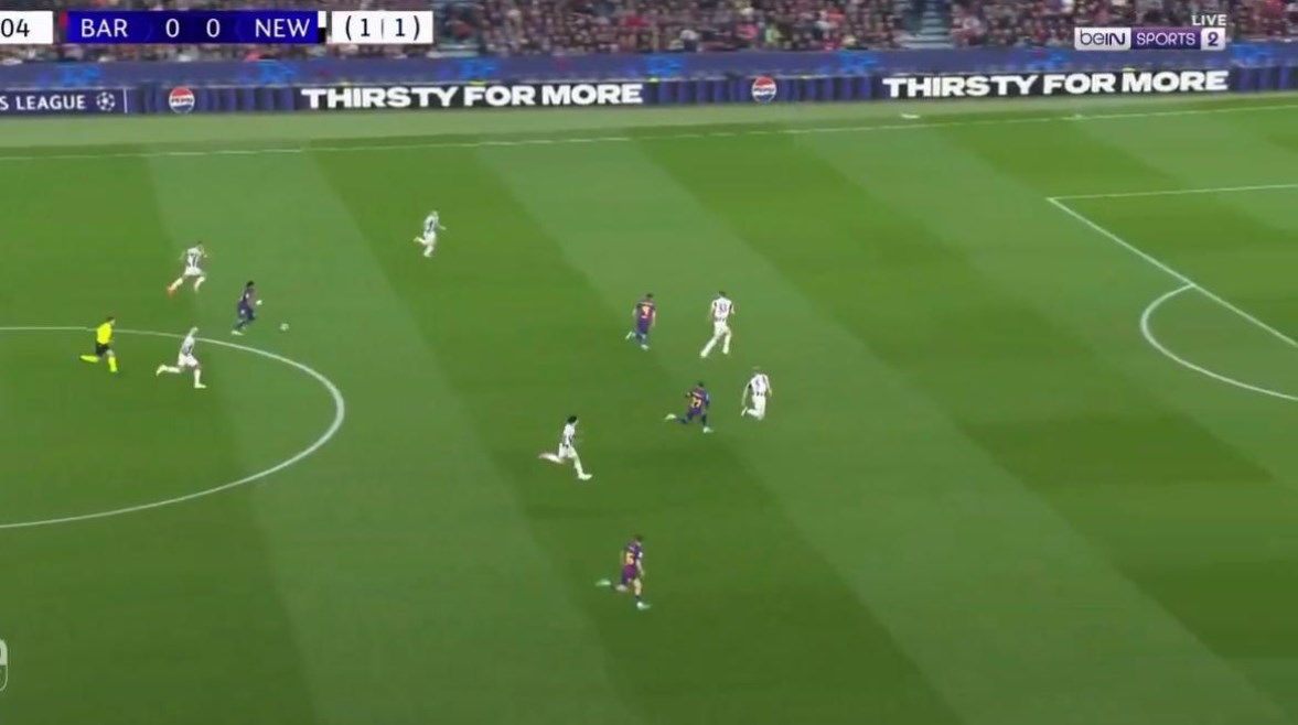 برشلونة ونيوكاسل