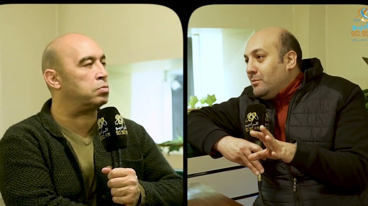 محمود التميمي مع أحمد الخطيب