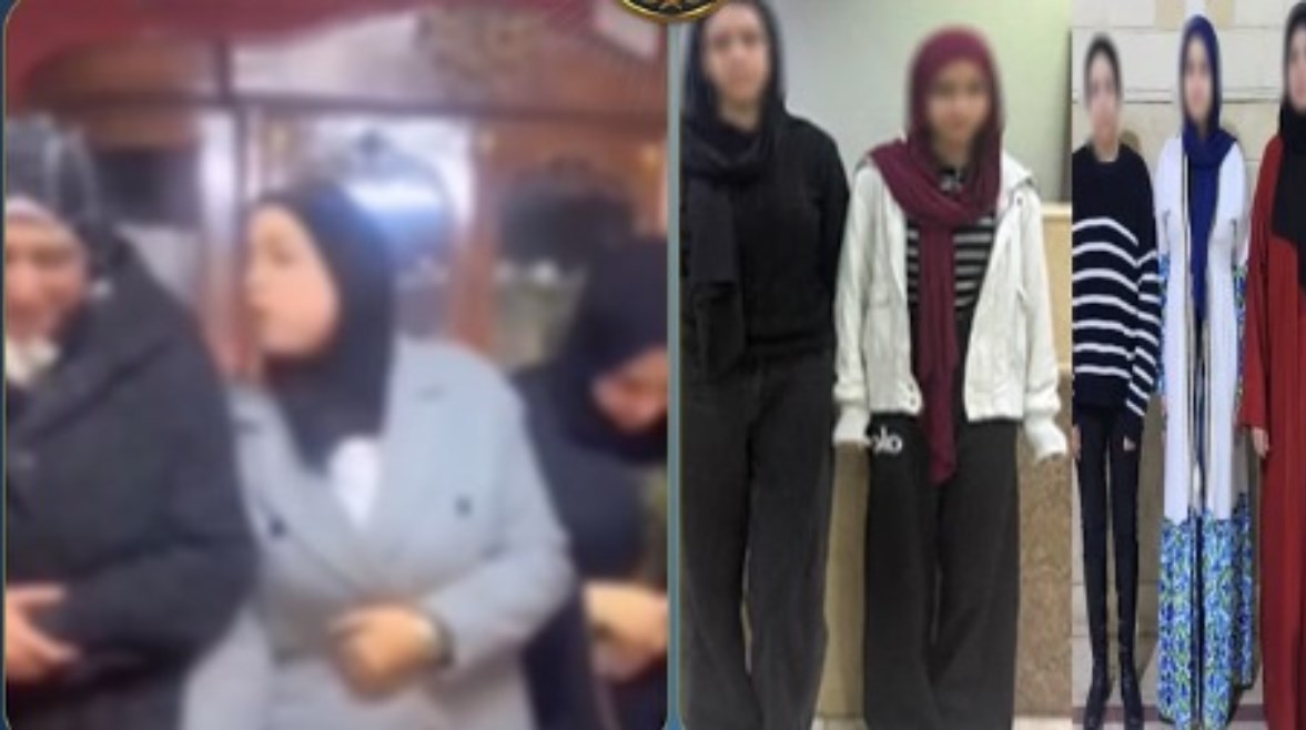 المتهمون وجانب من الواقعة 