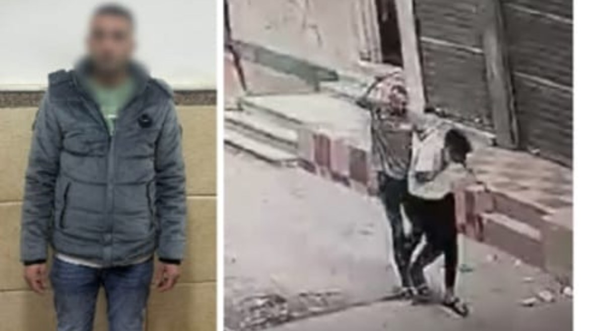 المتهم وجانب من الواقعة 