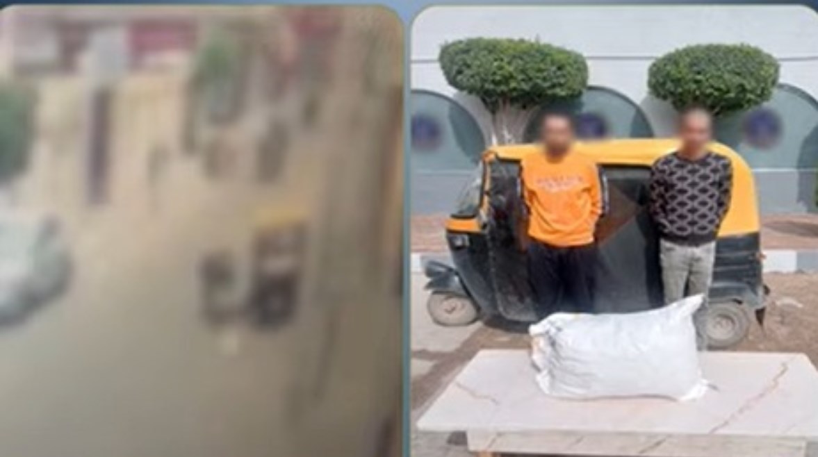 المتهمين وجانب من الواقعة