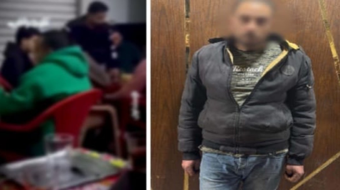 المتهم وجانب من الموقع 