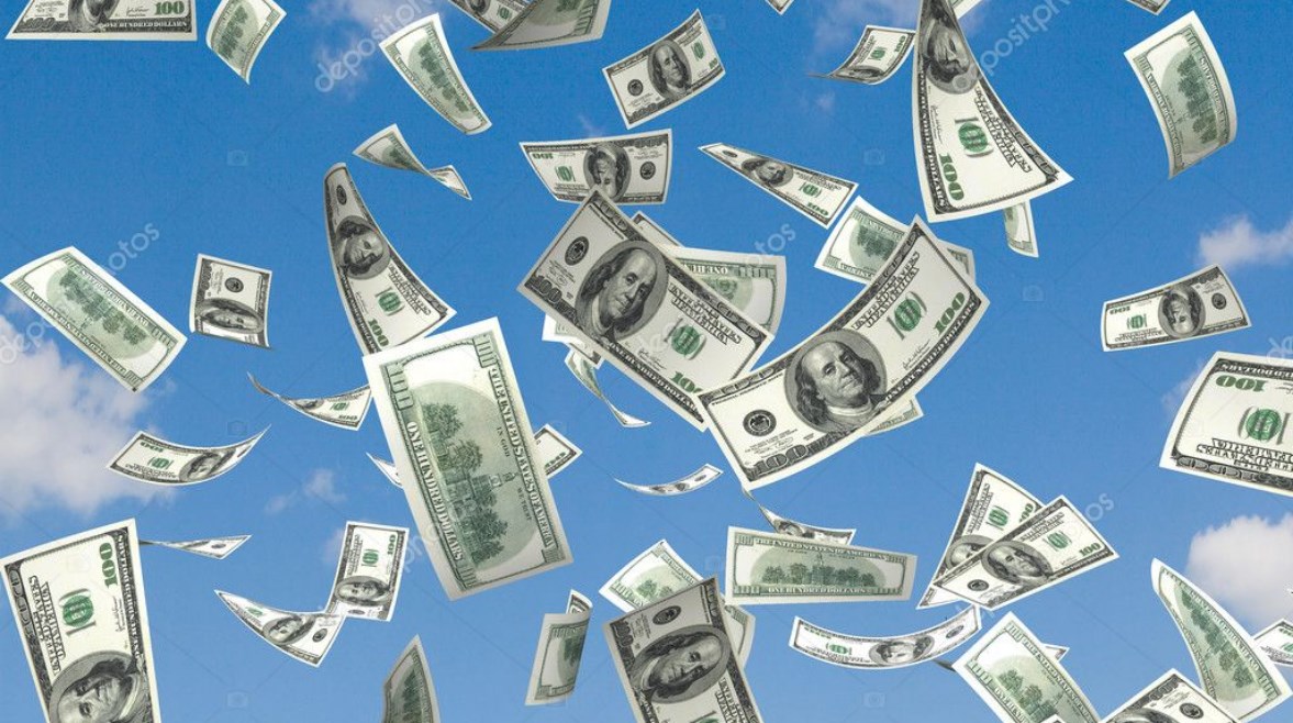 مطر من الأموال- تعبيرية