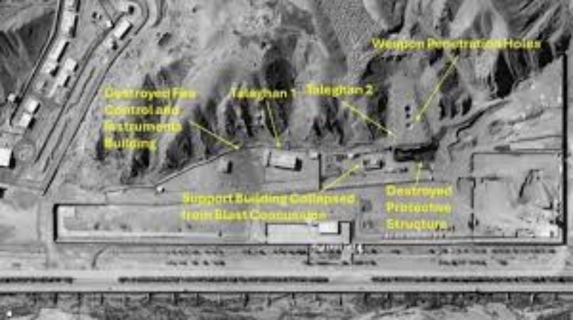 صور الأقمار الصناعية توضح قصف إسرائيل مواقع نووية في إيران