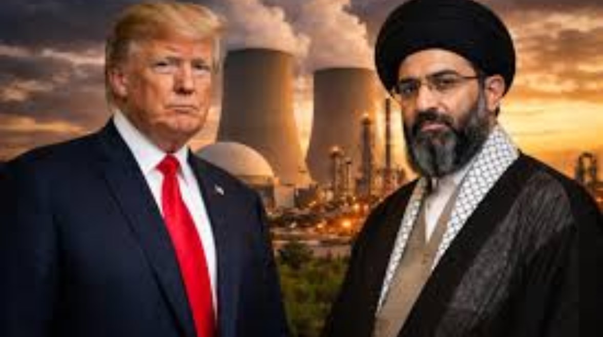 مجتبى خامنئي ودونالد ترامب