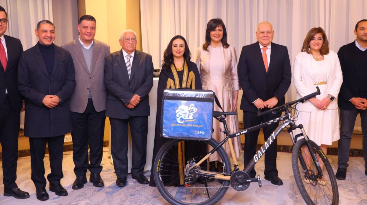 وزيرة التضامن الاجتماعي مايا مرسي خلال المؤتمر