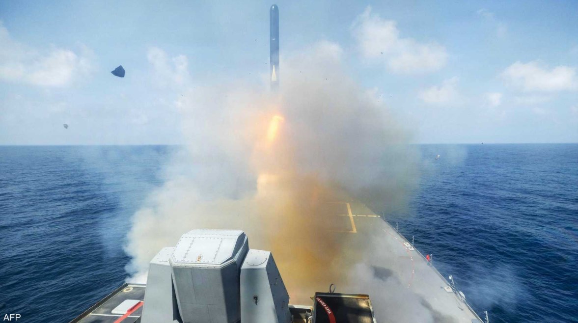 أرشيفية لإطلاق توماهوك من مدمرة 