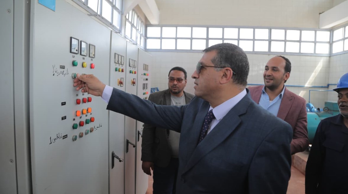 افتتاح محطة مياه الشرب بالوقف