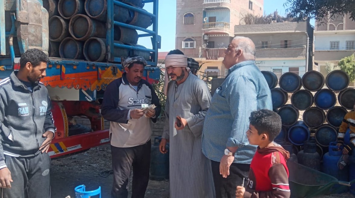 تموين قنا وضخ أسطوانات بوتاجاز