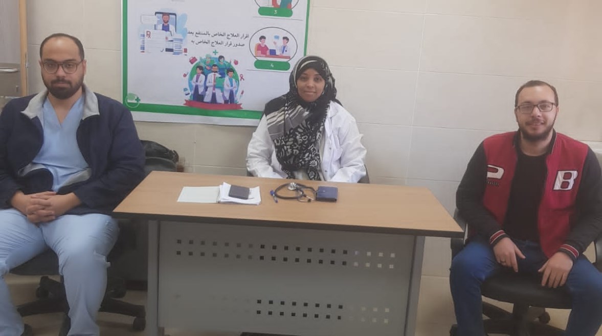 من إحدى الوحدات الصحية بقنا