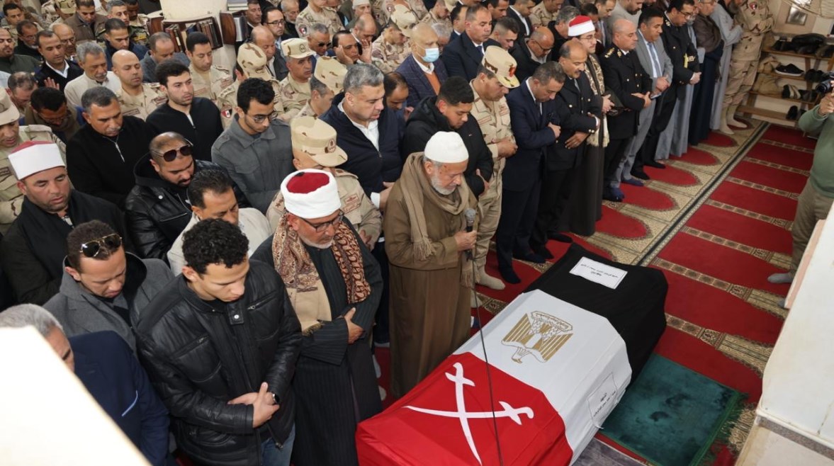 صلاة الجنازة على الشهيد العميد أحمد سمير نور الدين