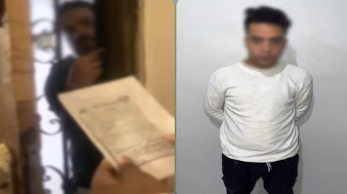 المتهم وجانب من الواقعة 