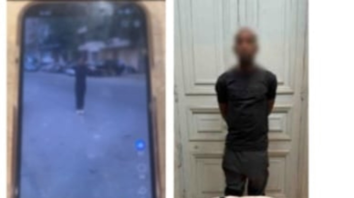 المتهم وجانب من الواقعة 