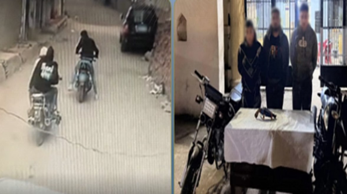 المتهمين وجانب من الواقعة 