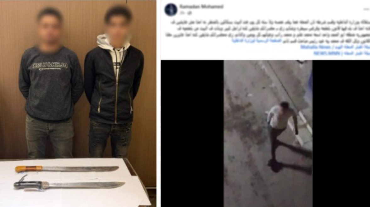 المتهمين وجانب من الواقعة