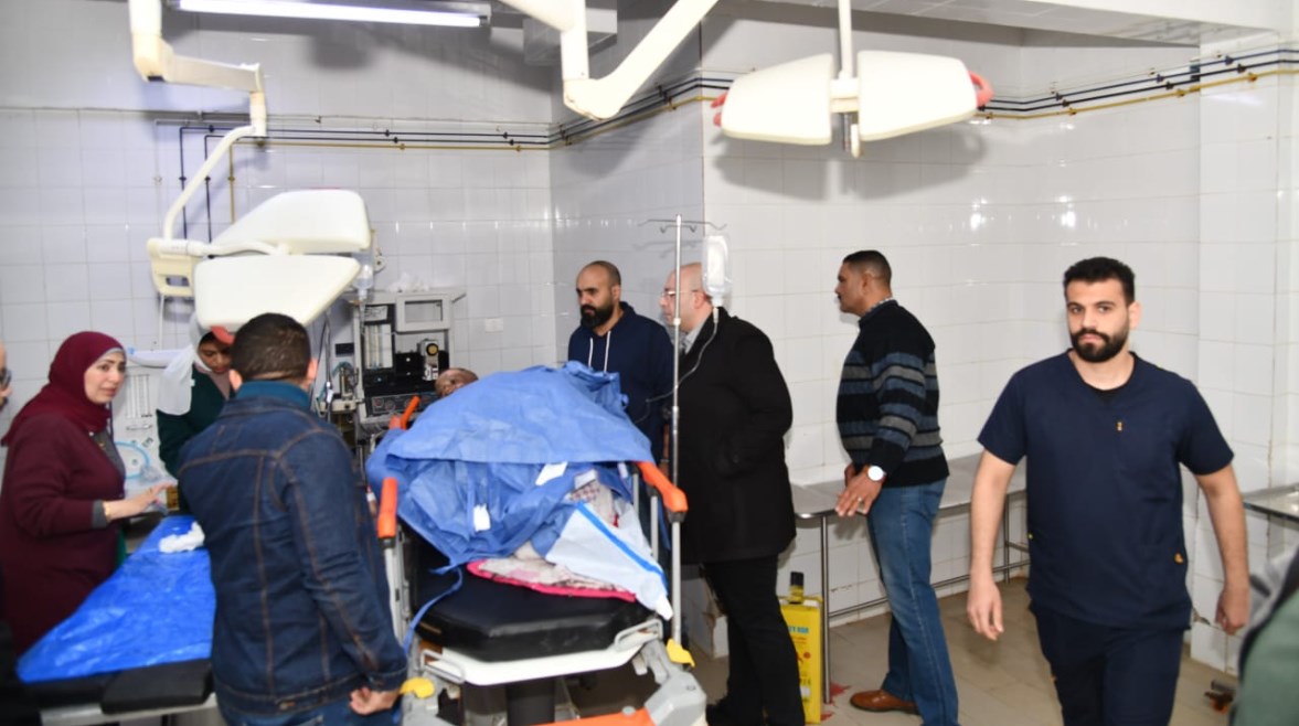 صورة لأحد المصابين 