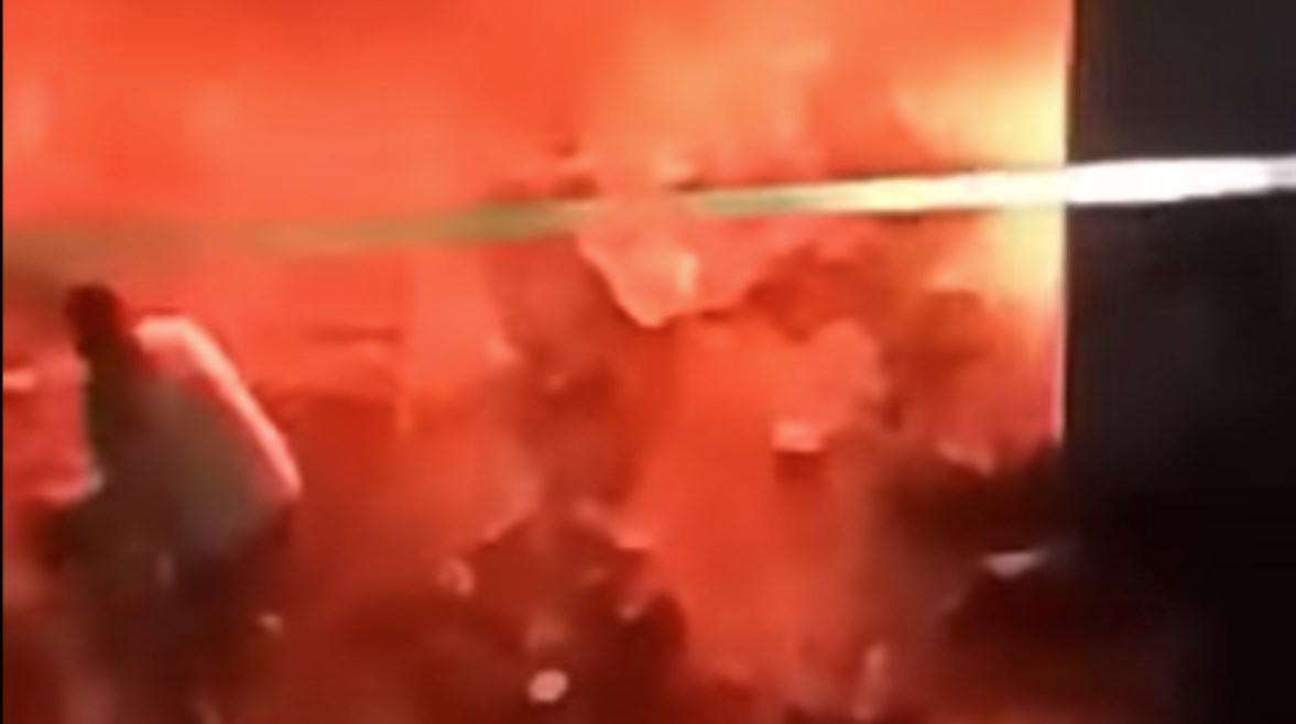 حريق محل في تعاونيات اسبيكو بالمقطم 