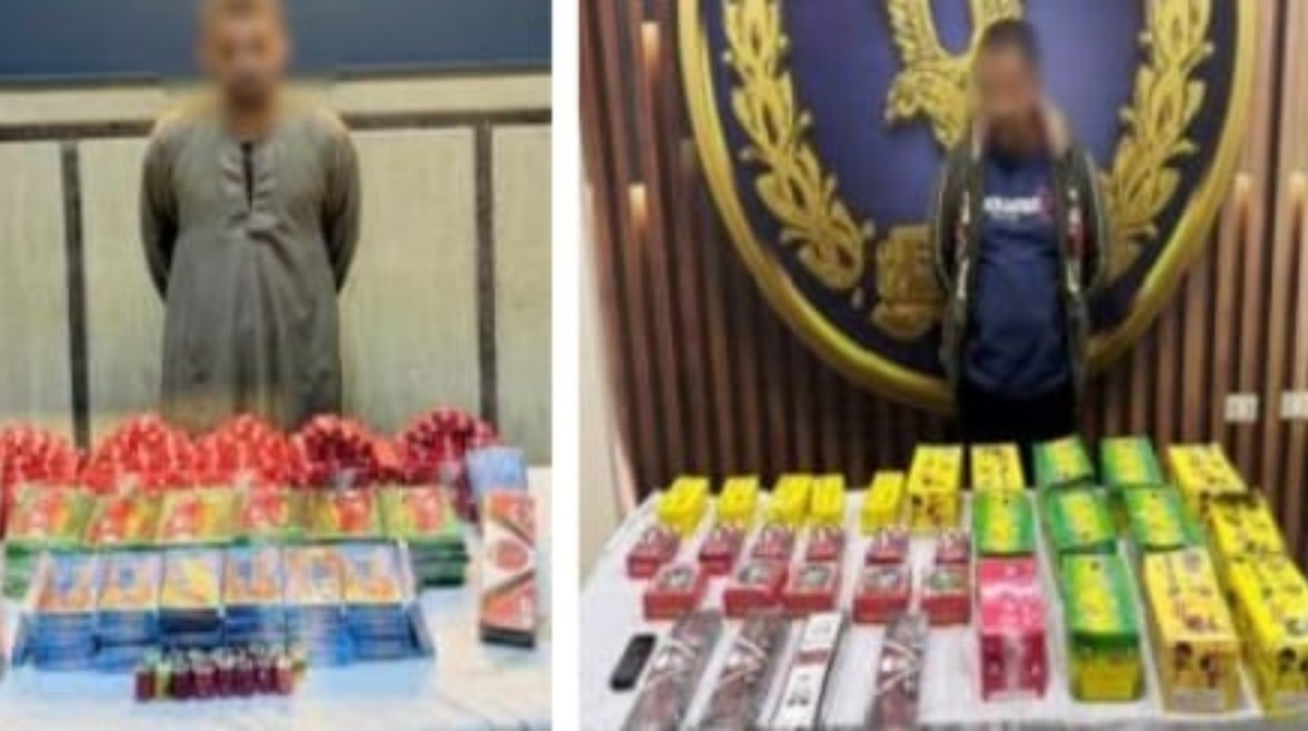 جانب من المضبوطات 