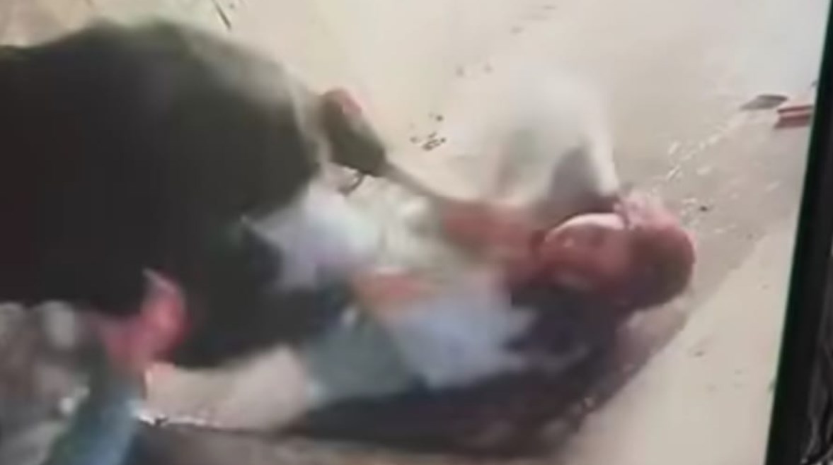 جانب من المشاجرة