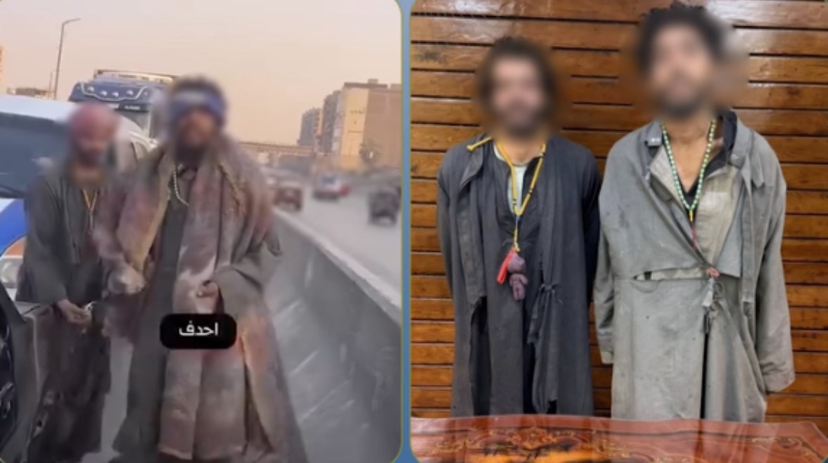 المتهمان باستجداء المارة