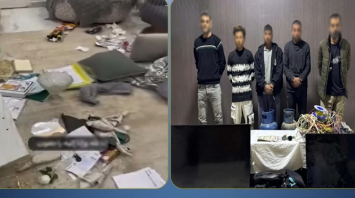 المتهمون وجانب من الواقعة