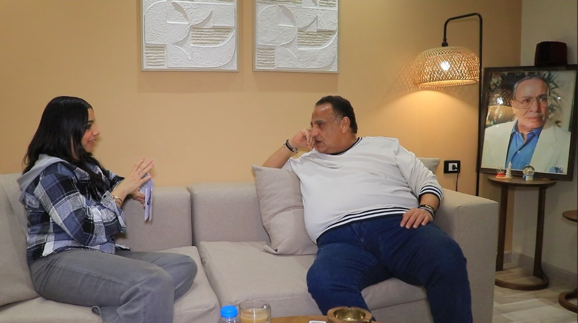 محمدفؤاد المهندس والزميلة هايدي محمد 