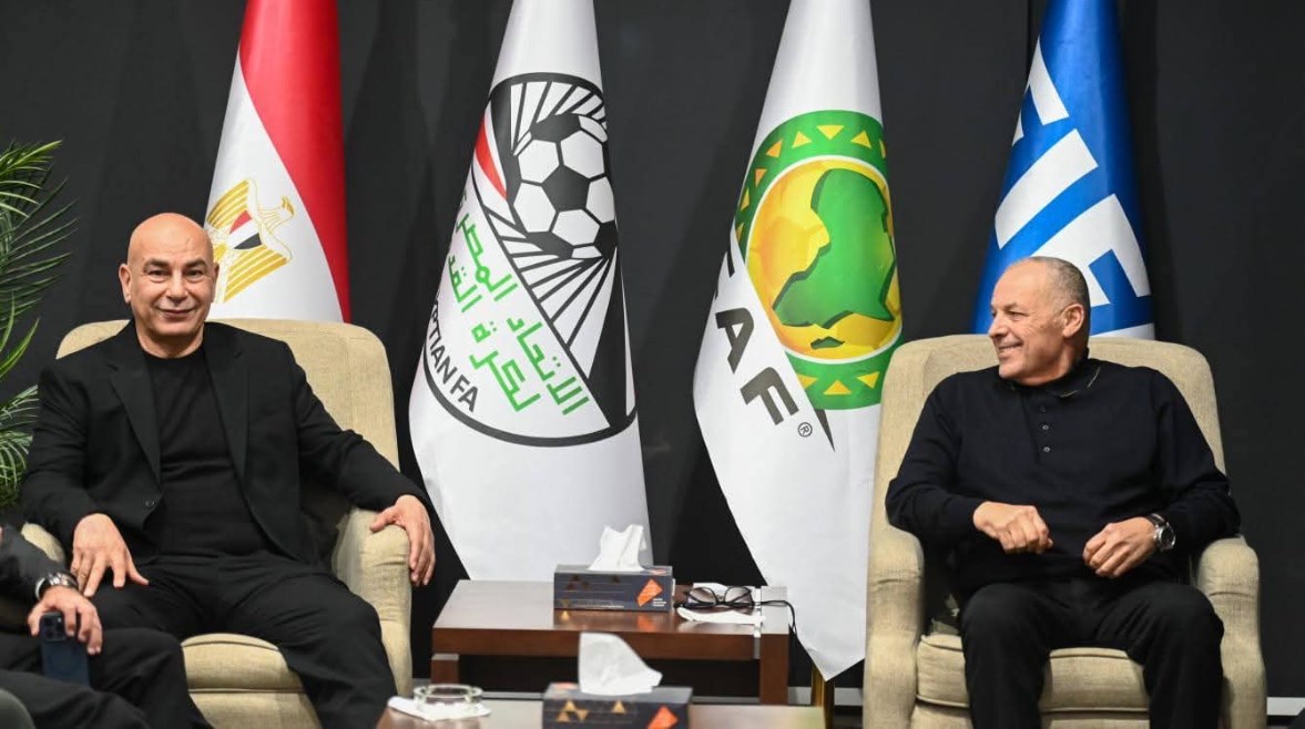 هاني أبوريدة وحسام حسن