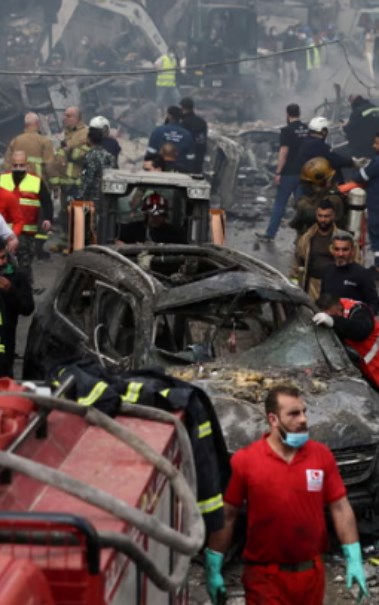 القصف الإسرائيلي لبيروت صباح الأربعاء