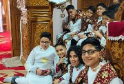 مشاركة الأطفال بقداس عيد القيامة بكنيسة الأنبا بيشوي ببورسعيد