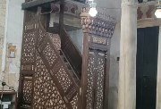 صورة من داخل مسجد قايتباي في الفيوم 