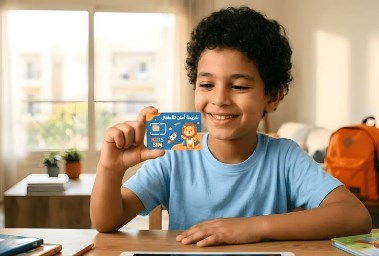 شريحة موبايل للأطفال- تعبيرية