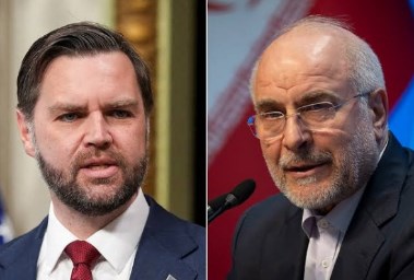 محمد باقر قاليباف وجيه دي فانس