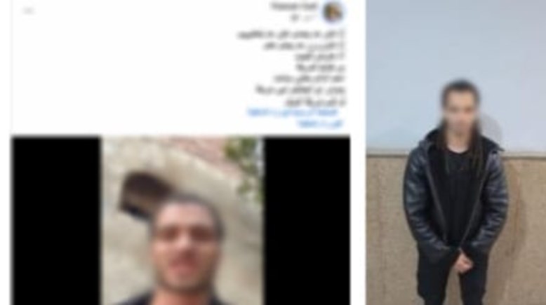 المتهم وجانب من الفيديو