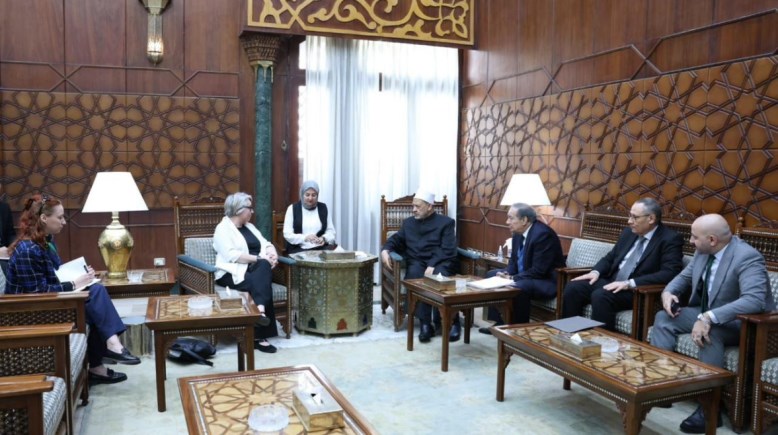 شيخ الأزهر يستقبل سفيرة فنلندا