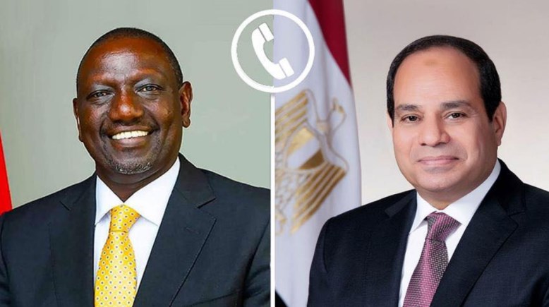 الرئيس السيسي ونظيره الكيني