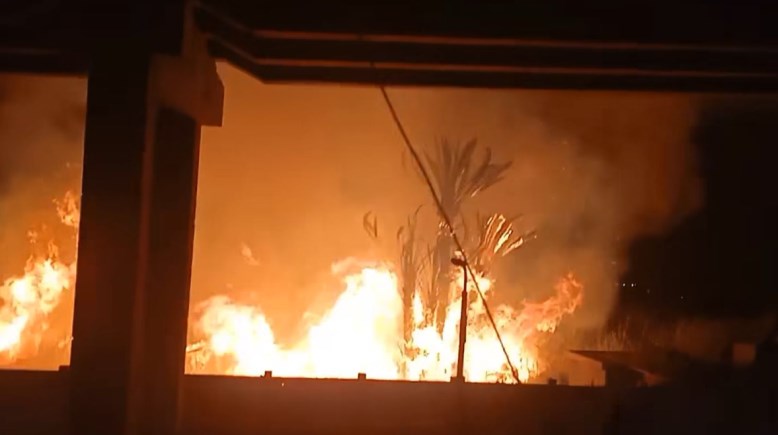 حريق المزرعة