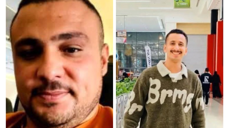 الشابين ضحايا حادث تصادم صحراوي المنيا 