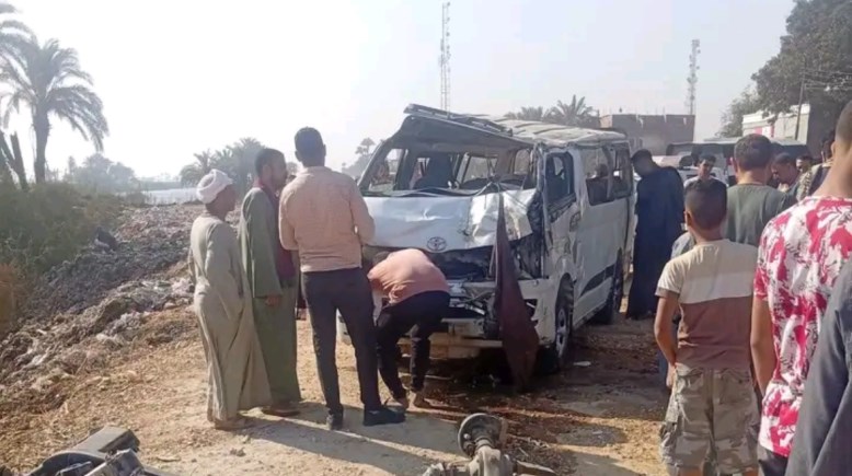 لقطة من الحادث 