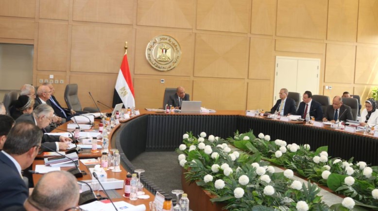 جانب من اجتماع وزير الكهرباء