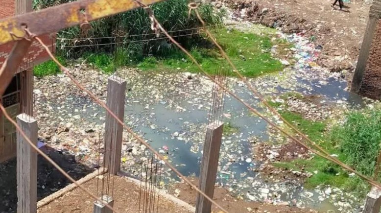 غرق منازل ببرشوم الصغرى بمياه الصرف