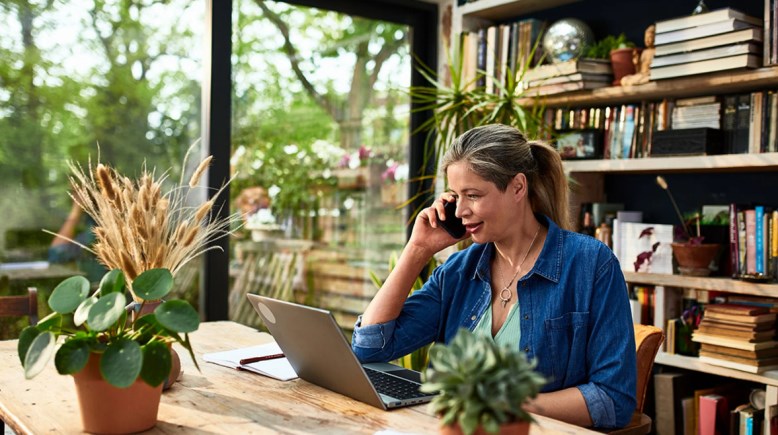 العمل من المنزل