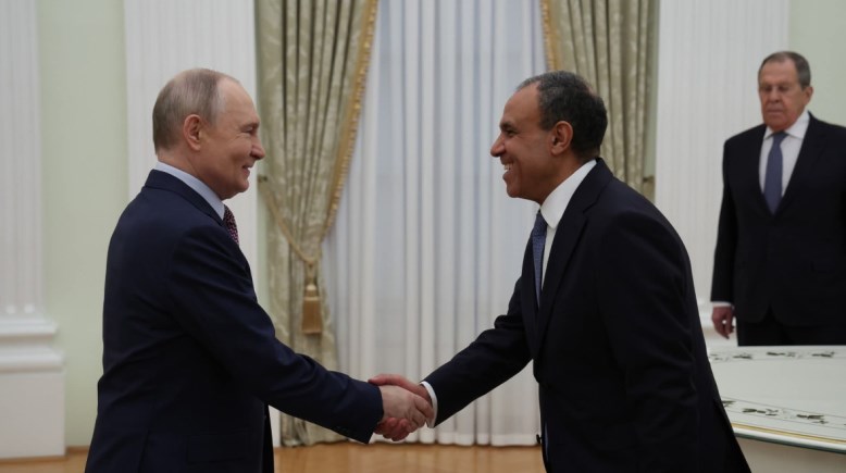 وزير الخارجية بدر عبد العاطي، وفلاديمير بوتين رئيس روسيا الاتحادية