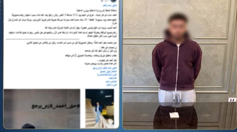 المتهم وجانب من الواقعة 