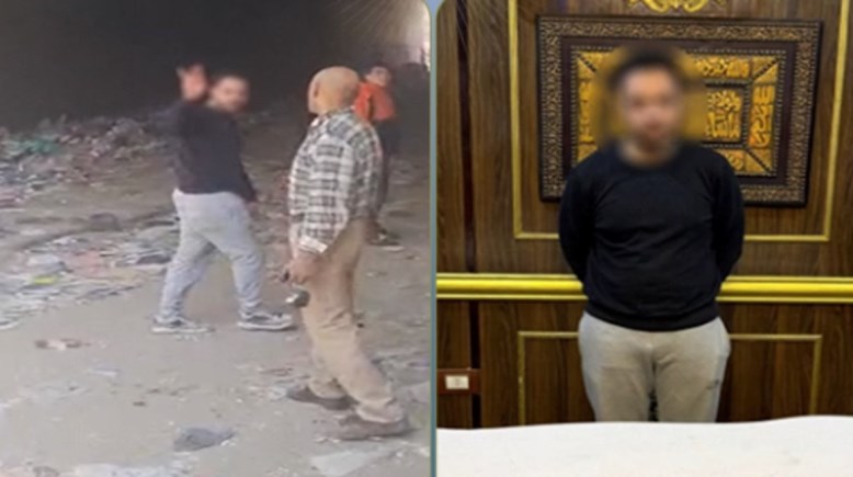 المتهم وجانب من الواقعة