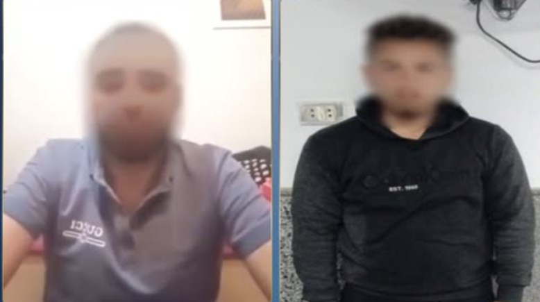 المتهم وجانب من الواقعة 