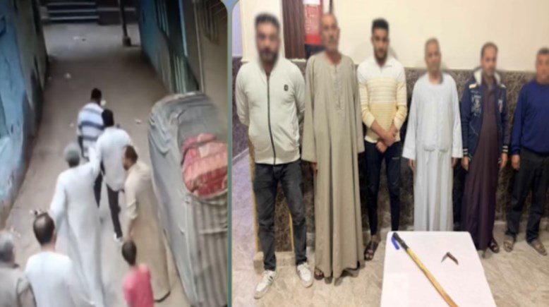 المتهمون وجانب من الواقعة