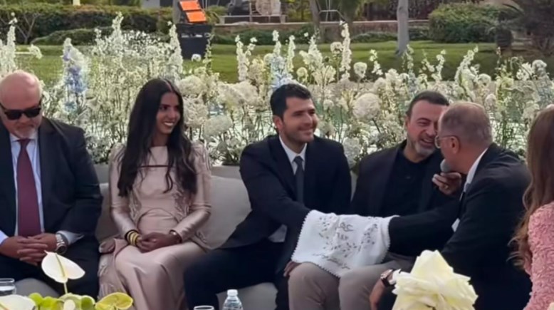 عقد قران ابنة المنتج محمد السعدي