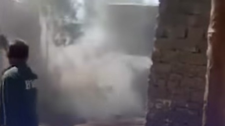 لقطة من الفيديو المتداول 