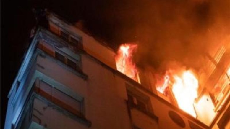 حريق شقة - أرشيفية 