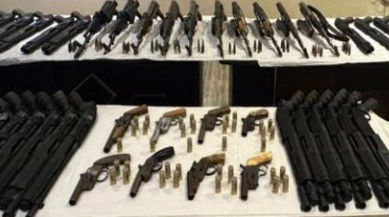 جانب من المضبوطات 